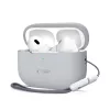 TECH-PROTECT szilikon tok Apple AirPods Pro 1/2 készülékhez, krétaszürke