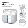 TECH-PROTECT szilikon tok Apple AirPods Pro 1/2 készülékhez, krétaszürke