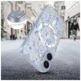   TECH-PROTECT FLEXAIR MAGSAFE iPhone 17 készülékhez tok SPRING FLOWERS