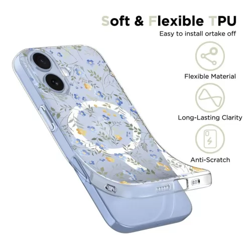 TECH-PROTECT FLEXAIR MAGSAFE iPhone 17 készülékhez tok SPRING FLOWERS