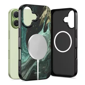   TECH-PROTECT LAMANO MAGSAFE iPhone 17 készülékhez tok AURA zöld