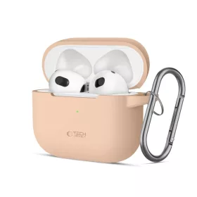   TECH-PROTECT szilikon kampó APPLE AIRPODS 3 készülékhez CAFFE LATTE
