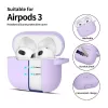 TECH-PROTECT szilikon akasztó Apple AirPods 3 készülékhez levendula