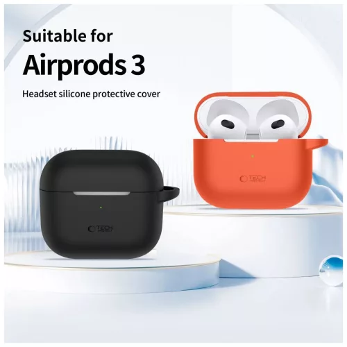 TECH-PROTECT szilikon akasztó Apple AirPods 3 készülékhez levendula