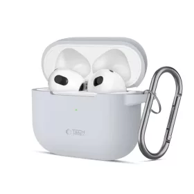   TECH-PROTECT szilikon akasztó Apple AirPods 3 készülékhez, krétaszürke