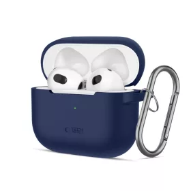   TECH-PROTECT szilikon kampó APPLE AIRPODS 3 készülékhez tengerészkék