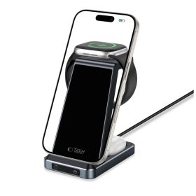   TECH-PROTECT QI15W-A26 3IN1 vezeték nélküli töltő fekete