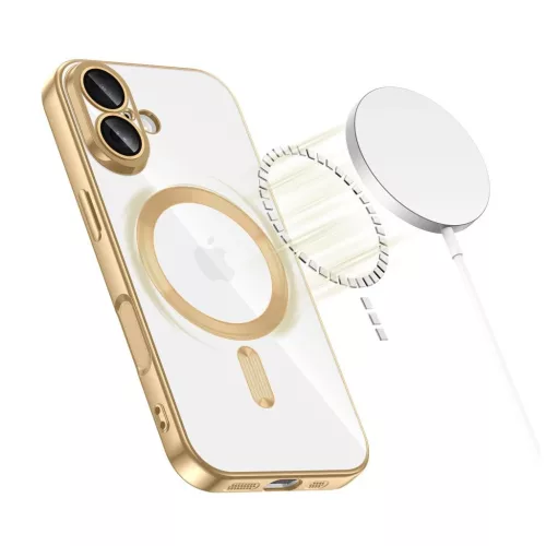 TECH-PROTECT MAGFLEX MAGSAFE iPhone 17 készülékhez tok fényes arany