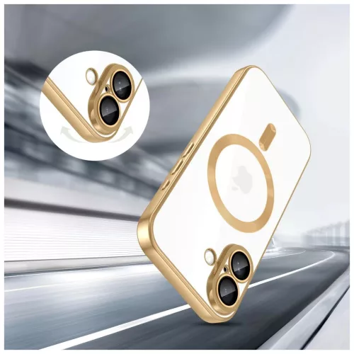 TECH-PROTECT MAGFLEX MAGSAFE iPhone 17 készülékhez tok fényes arany