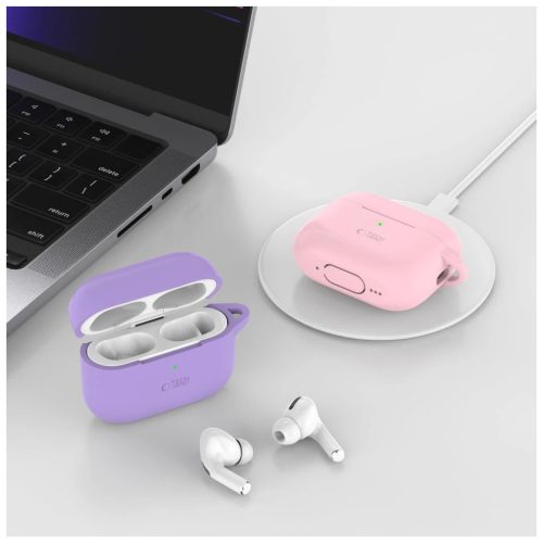 TECH-PROTECT szilikon kampó Apple AirPods Pro 1 / 2 készülékhez baby kék
