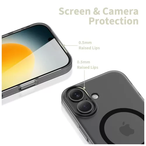 TECH-PROTECT MAGSLIM MAGSAFE iPhone 17 tok készülékhez matt fekete