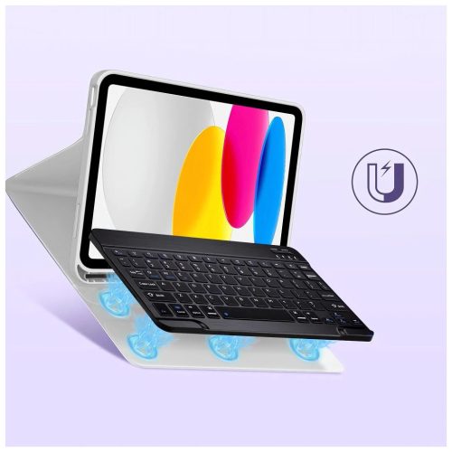 TECH-PROTECT SC PEN + KEYBOARD tok iPad 10.9” 10/2022 készülékhez, iPad 11” 11/2025 készülékhez, szürke