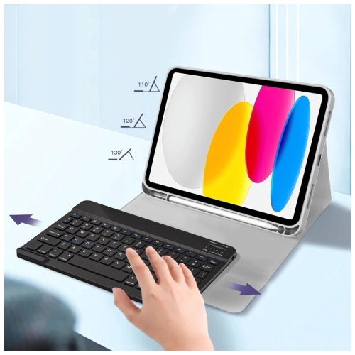 TECH-PROTECT SC PEN + KEYBOARD tok iPad 10.9” 10/2022 készülékhez, iPad 11” 11/2025 készülékhez, szürke
