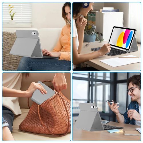 TECH-PROTECT SC PEN + KEYBOARD tok iPad 10.9” 10/2022 készülékhez, iPad 11” 11/2025 készülékhez, szürke