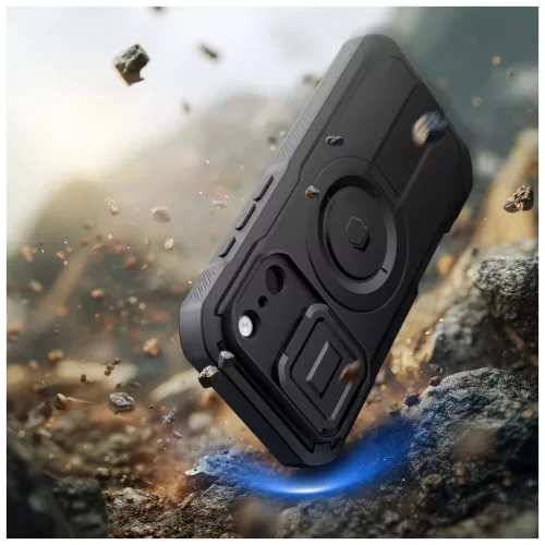 TECH-PROTECT Kevlar MagSafe iPhone 17 Pro Max készülékhez tok fekete