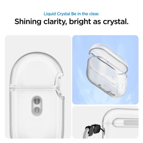 SPIGEN LIQUID CRYSTAL Apple AirPods Pro 3 tok készülékhez Crystal Clear