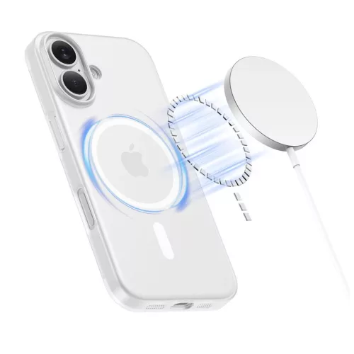 TECH-PROTECT MAGSLIM MAGSAFE iPhone 17 készülékhez, matt fehér