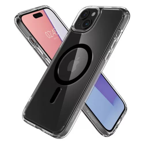 SPIGEN ULTRA HYBRID MAG MAGSAFE iPhone 15 készülékhez tok fekete