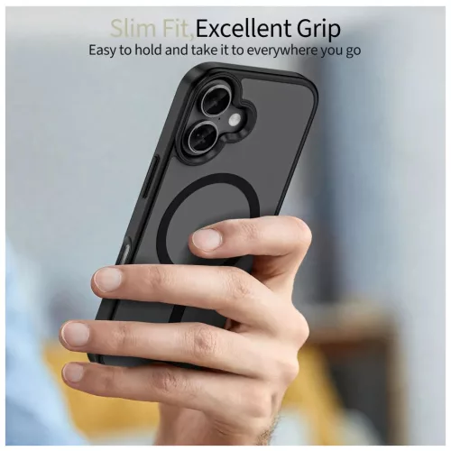 TECH-PROTECT MAGMAT MAGSAFE iPhone 17 tok készülékhez matt fekete