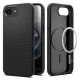 SPIGEN LIQUID AIR MAG MAGSAFE iPhone 16e/17e készülékhez tok matt fekete