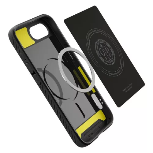 SPIGEN RUGGED ARMOR MAG MAGSAFE IPHONE 16E készülékhez tok matt fekete