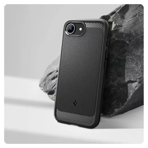 SPIGEN RUGGED ARMOR MAG MAGSAFE IPHONE 16E készülékhez tok matt fekete