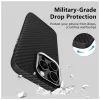 TECH-PROTECT ION CARBON MAGSAFE tok iPhone 16 Pro Max készülékhez fekete/ezüst