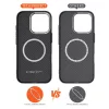 TECH-PROTECT ION CARBON MAGSAFE tok iPhone 16 Pro Max készülékhez fekete/ezüst