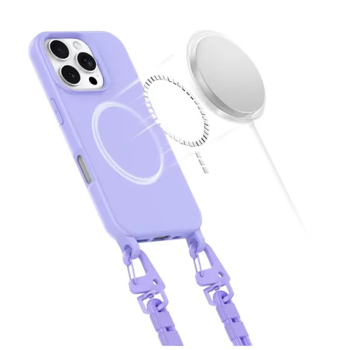 TECH-PROTECT MAGNECKLACE MAGSAFE IPHONE 16 PRO MAX készülékhez levendula