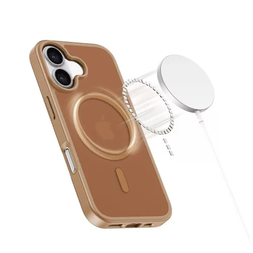 TECH-PROTECT BASICMAG MAGSAFE iPhone 17 készülékhez tok matt barna