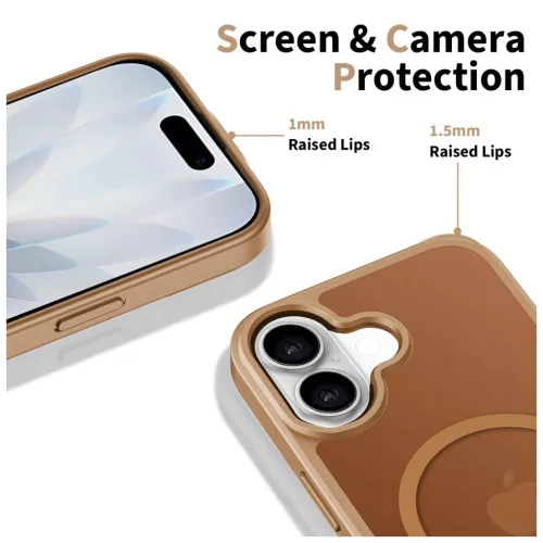 TECH-PROTECT BASICMAG MAGSAFE iPhone 17 készülékhez tok matt barna
