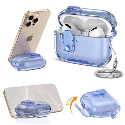TECH-PROTECT BOUNCE PRO védőtok Apple AirPods Pro 3 készülékhez, ködös kék