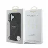 GUESS MagSafe-kompatibilis tok iPhone 16 készülékhez PU 4G Ring Classic Logo fekete