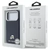 KARL LAGERFELD iPhone 17 Pro készülékhez MagSafe-kompatibilis tok KLHMP17L6PFKCLB PU FW W/ K&C Head Pin kék