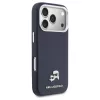 KARL LAGERFELD iPhone 17 Pro készülékhez MagSafe-kompatibilis tok KLHMP17L6PFKCLB PU FW W/ K&C Head Pin kék
