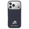 KARL LAGERFELD iPhone 17 Pro készülékhez MagSafe-kompatibilis tok KLHMP17L6PFKCLB PU FW W/ K&C Head Pin kék
