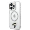 Karl Lagerfeld IML Karl and Choupette MagSafe tok iPhone 13 Pro készülékhez átlátszó