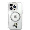 Karl Lagerfeld IML Karl and Choupette MagSafe tok iPhone 13 Pro készülékhez átlátszó