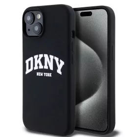   DKNY Liquid Silicone Arch Logo MagSafe tok iPhone 11 készülékhez fekete