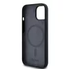 DKNY Liquid Silicone Arch Logo MagSafe tok iPhone 11 készülékhez fekete