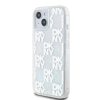 DKNY Liquid Glitter Checkered Pattern tok iPhone 15 készülékhez átlátszó