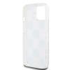 DKNY Liquid Glitter Checkered Pattern tok iPhone 15 készülékhez átlátszó