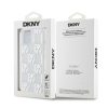 DKNY Liquid Glitter Checkered Pattern tok iPhone 15 készülékhez átlátszó