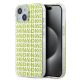 DKNY PC/TPU Repeat Pattern tok iPhone 15 készülékhez sárga