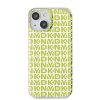 DKNY PC/TPU Repeat Pattern tok iPhone 15 készülékhez sárga