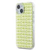 DKNY PC/TPU Repeat Pattern tok iPhone 15 készülékhez sárga