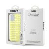 DKNY PC/TPU Repeat Pattern tok iPhone 15 készülékhez sárga