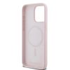 Karl Lagerfeld Liquid Silicone Karl and Choupette MagSafe tok iPhone 14 Pro Max készülékhez rózsaszín