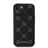 Karl Lagerfeld PU Karl Heads Pattern MagSafe tok iPhone 15 készülékhez fekete