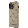 Karl Lagerfeld PU Karl Heads Pattern MagSafe tok iPhone 14 Pro készülékhez bézs